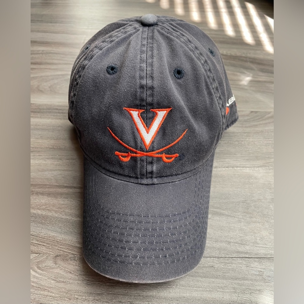 University of Virginia UVA Baseball Cap Legacy Blue Size XL - EMBROIDERED "RPW"